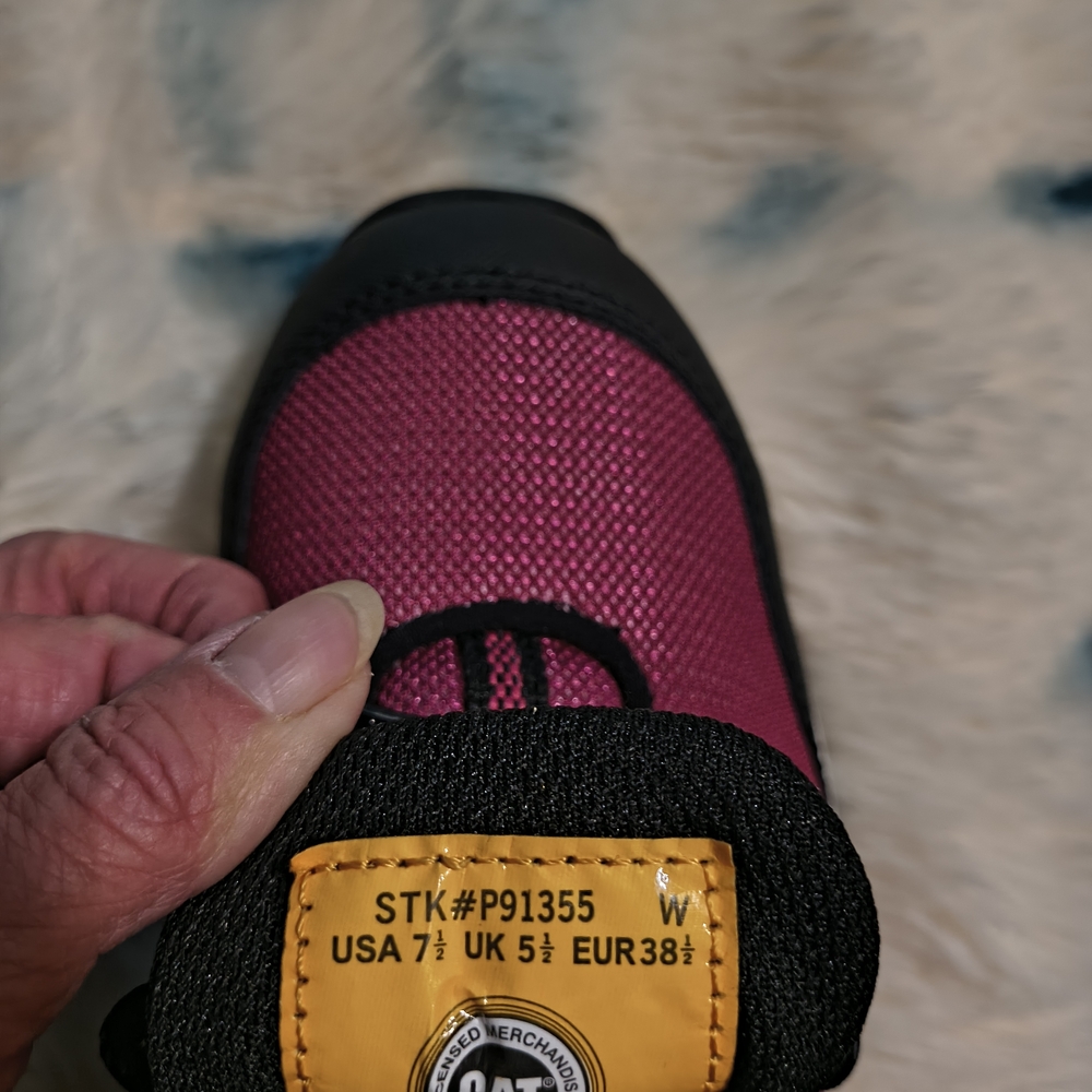 Caterpillar Women's Pink and Black Sneakers - Picture 2 of 8